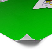 Tabby Cat Playing Poker Poster (Ecke)