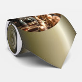 Tabby Cat Playing Schach Krawatte (Gerollt)