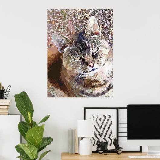 TABBY CAT POSTER (Heimbüro)