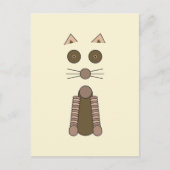 Tabby CAT Postkarte (Vorderseite)