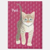 Tabby Cat Rectangular Magnet (Vorderseite)