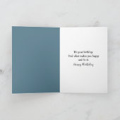 Tabby Cat Shredding Toilettenpapier Geburtstag Karte (Innenseite)