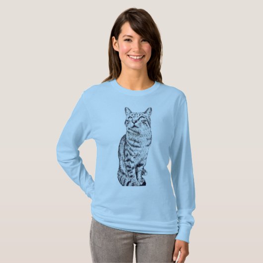 tabby cat T-Shirt (Vorne ganz)
