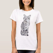 tabby cat T-Shirt (Vorderseite)
