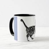Tabby Cat Tabbies Strippenfeline Tasse (Vorderseite Links)