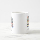 Tabby-Cat-Tasse speichern mit Namensvorlage Kaffeetasse (Mittel)