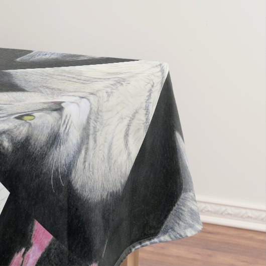 Tabby Cat Tischdecke (Beispiel)