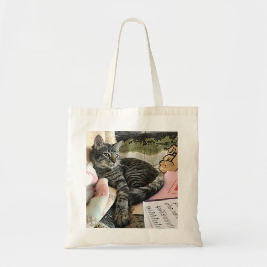 Tabby Cat Tote Bag Tragetasche (Vorne)