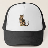 Tabby Cat Truckerkappe (Vorderseite)