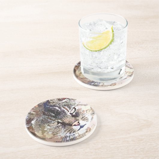 TABBY CAT UNTERSETZER (Seite)