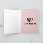 TABBY CAT VALENTINE'S DAY Greeting Card Karte (Innenseite)