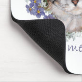 Tabby Cat Vergessen-Me-not Mousepad (Ecke)
