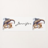Tabby Cat Yoga Mat Yogamatte (Rückseite (Horizontal))