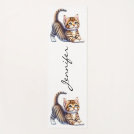 Tabby Cat Yoga Mat Yogamatte