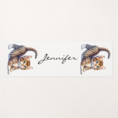 Tabby Cat Yoga Mat Yogamatte (Vorderseite (Horizontal))