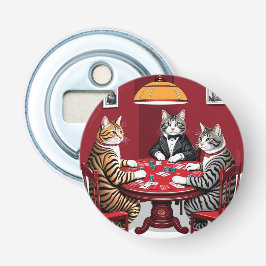 Tabby Cats Poker spielen Flaschenöffner