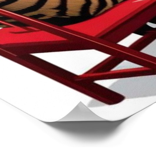 Tabby Cats Poker spielen Poster (Ecke)