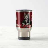 Tabby Cats Poker spielen Reisebecher (Mittel)