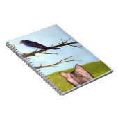 Tabby Cats Sprechen mit Vögeln Notizblock (Rechte Seite)