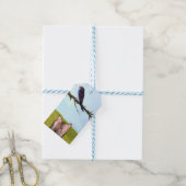 Tabby Cats Talk to Birds Geschenkanhänger (Mit Garn)