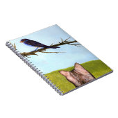 Tabby Cats Talk to Birds Notizblock (Rechte Seite)
