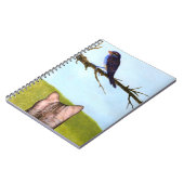 Tabby Cats Talk to Birds Notizblock (Linke Seite)