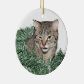 Tabby Christmas Keramikornament (Rechts)