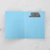 Tabby Christmas Wreath Karte (Innenseite)