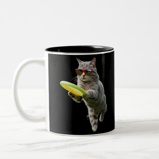 Tabby Disk Golf Zweifarbige Tasse (Links)