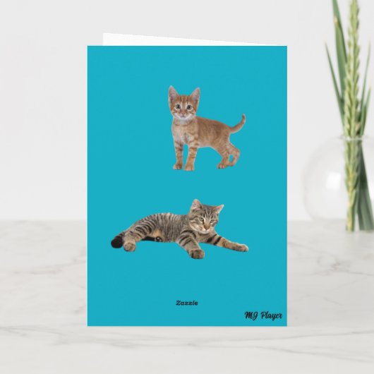 Tabby-Drehung Karte (Rückseite)