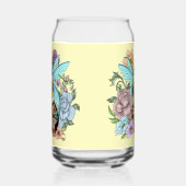 Tabby Fairy Cat Mushroom Floral Dosenglas (Links)