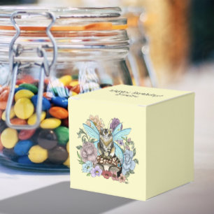 Tabby Fairy Cat Mushroom Floral Geschenkschachtel