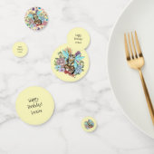 Tabby Fairy Cat Mushroom Floral Konfetti (Gruppe)