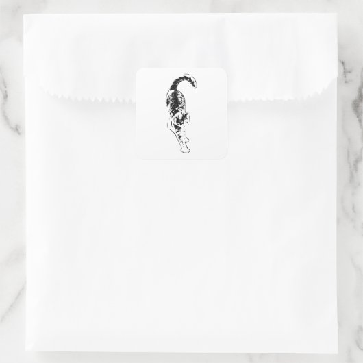 Tabby Flow Sticker (Tasche)