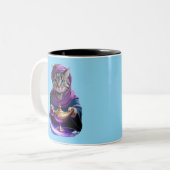 Tabby Genie Zweifarbige Tasse (Vorderseite Links)