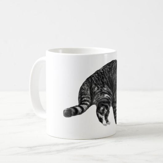 Tabby Glow by Winter Window Kaffeetasse (Vorderseite Links)
