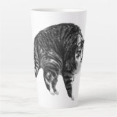 Tabby Glow by Winter Window Milchtasse (Vorderseite)