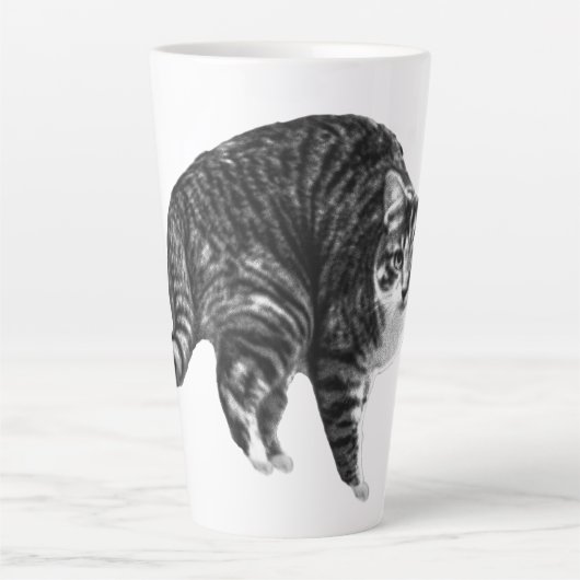 Tabby Glow by Winter Window Milchtasse (Vorderseite)