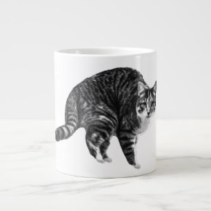 Tabby Glow von Winter Window Jumbo-Tasse