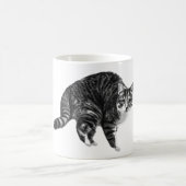 Tabby Glow von Winter Window Kaffeetasse (Mittel)