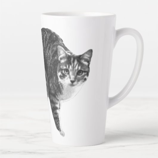 Tabby Glow von Winter Window Milchtasse (Rechts)