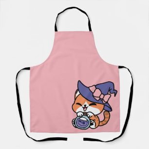 Tabby Hexentrank – Süßes Halloween-Katzendesign Schürze