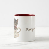 Tabby in einer Teetasse (Mittel)