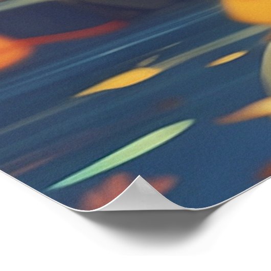 *~* Tabby Jump Herbstlaube Kitten 5:4 Katze AP68 Poster (Ecke)