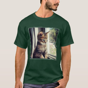Tabby-Kätzchen-Aufpassen T-Shirt