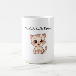 Tabby-Kätzchen-Tasse – Süßes Cartoon Kaffeetasse