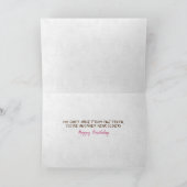 Tabby-Kätzchen zum Geburtstag im Gras Spaß Karte (Innenseite)