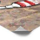 Tabby Katze im Badezimmer Poster (Ecke)