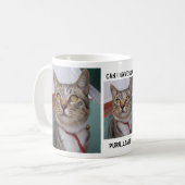 Tabby-Katze kann ich irgendeine Kaffee-Tasse des Kaffeetasse (Vorderseite Links)
