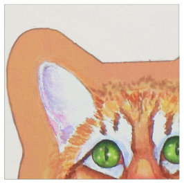 Tabby-Katze mit Tanzmäuse Kissen Stoff